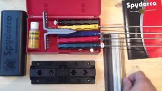 видео: Сравнение Lansky Delux vs Spyderco Triangle картинка: Сравнение Lansky Delux vs Spyderco Triangle
