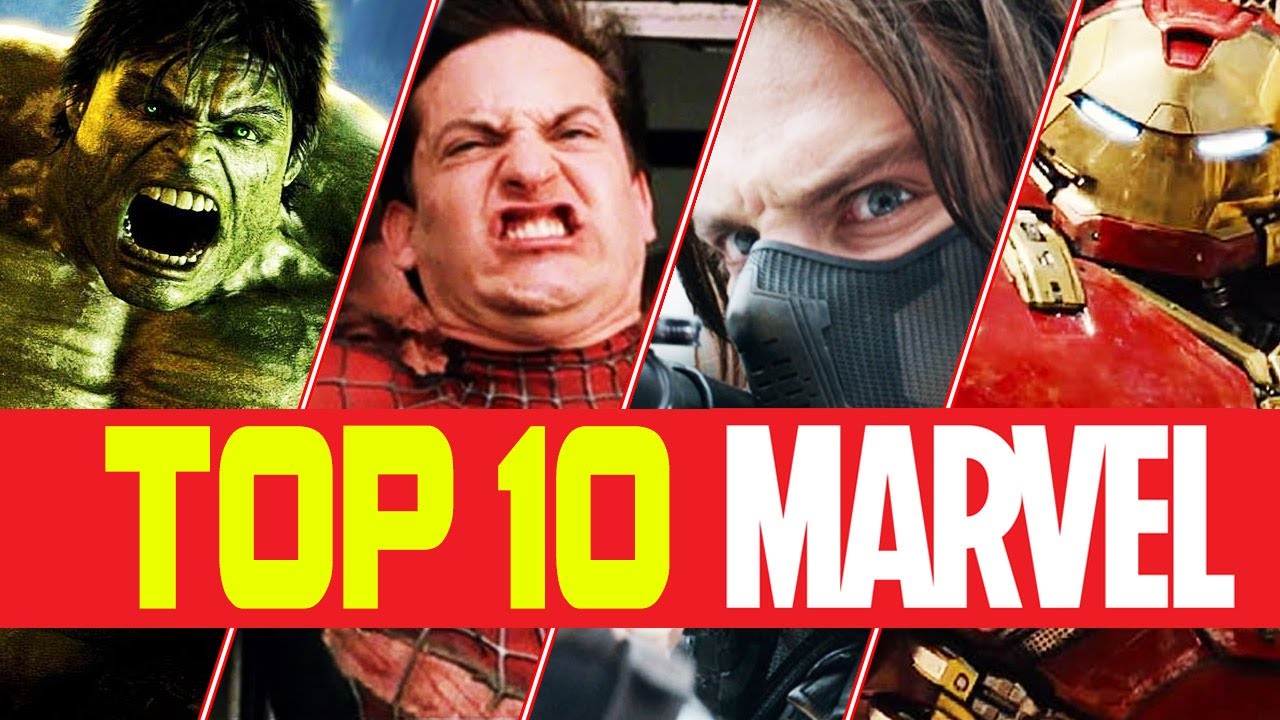 TOP 10 BEST ACTION SCENES FROM MARVEL MOVIES VOL  1