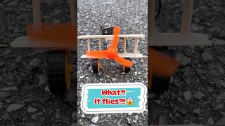 Can a Popsicle Stick Plane Really Fly?!! 😱🔥