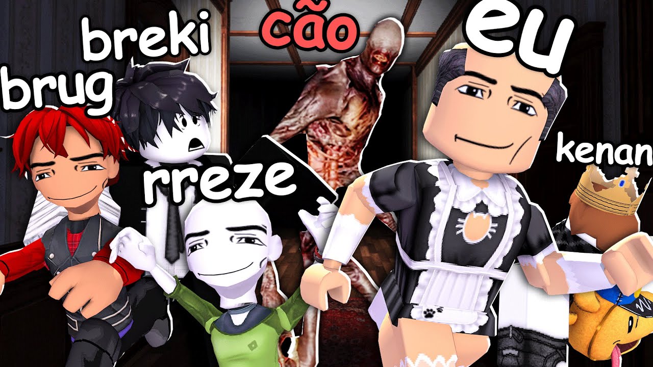 5 abestados tentando fazer SILÊNCIO na mansão do cão no roblox