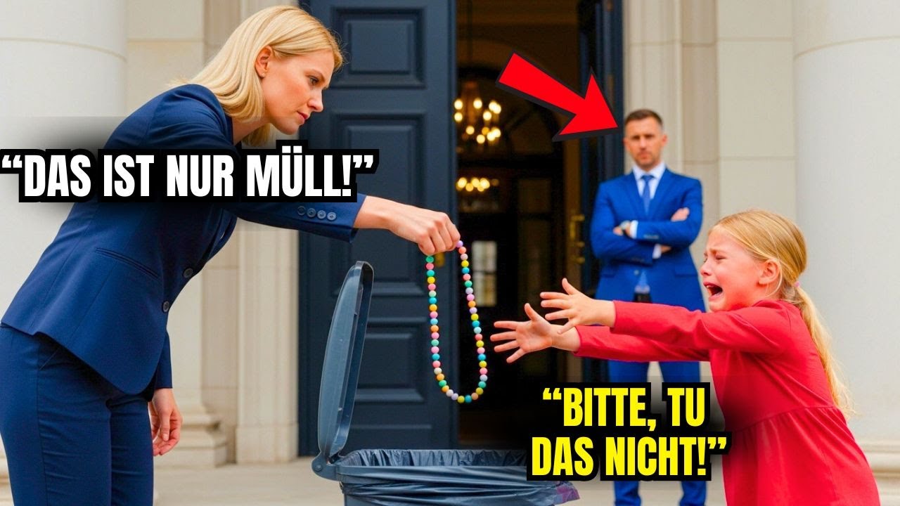 Der Millionär sieht, wie seine Verlobte das Geschenk, das seine Tochter für die Haushälterin gemach