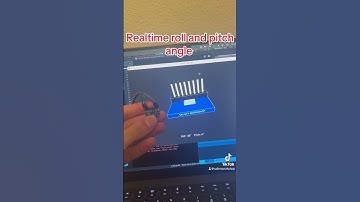 Realtime roll and pitch angle animation #arduino #engineering #fun #simulink #programming