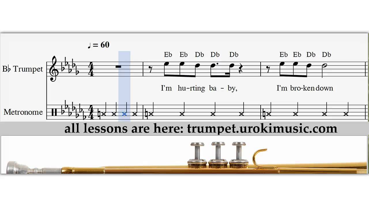 Maroon 5 - Sugar - How To Play Trumpet - Sheet Music Fingering Sample ...