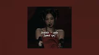 Jennie - Solo •speed up•