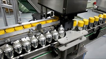 Automatic Big Cap Pressing Machine for High Speed Aerosol Filling Line 3600