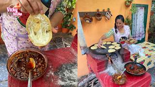 🧀 Gorditas de Queso con Salsa Macha 🌶️  Receta de Mamá Que Siempre Nos Hacía Repetir