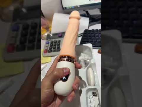 How to use remote control thrusting dildo? Telescopic dildo/sex toys for women