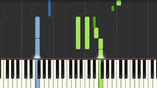 Acker Bilk  Stranger On The Shore  [ Easy Piano Tutorial] Synthesia