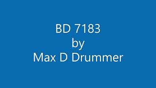 Autistic nonverbal kid teaches himself to make beats.  BD 7183 by Max D Drummer.