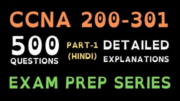 1. CCNA Exam Preparation Series - Part 1 | CCNA 200-301 Complete Course in Hindi