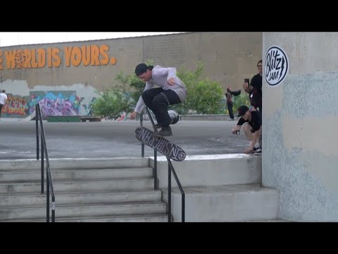 360 FLIP OVER THE HANDRAIL SHANE MCGRANE BLITZ JAM BROOKLYN