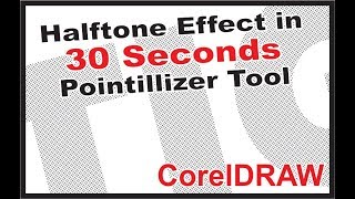 Halftone Effect in Coreldraw in 30 Seconds