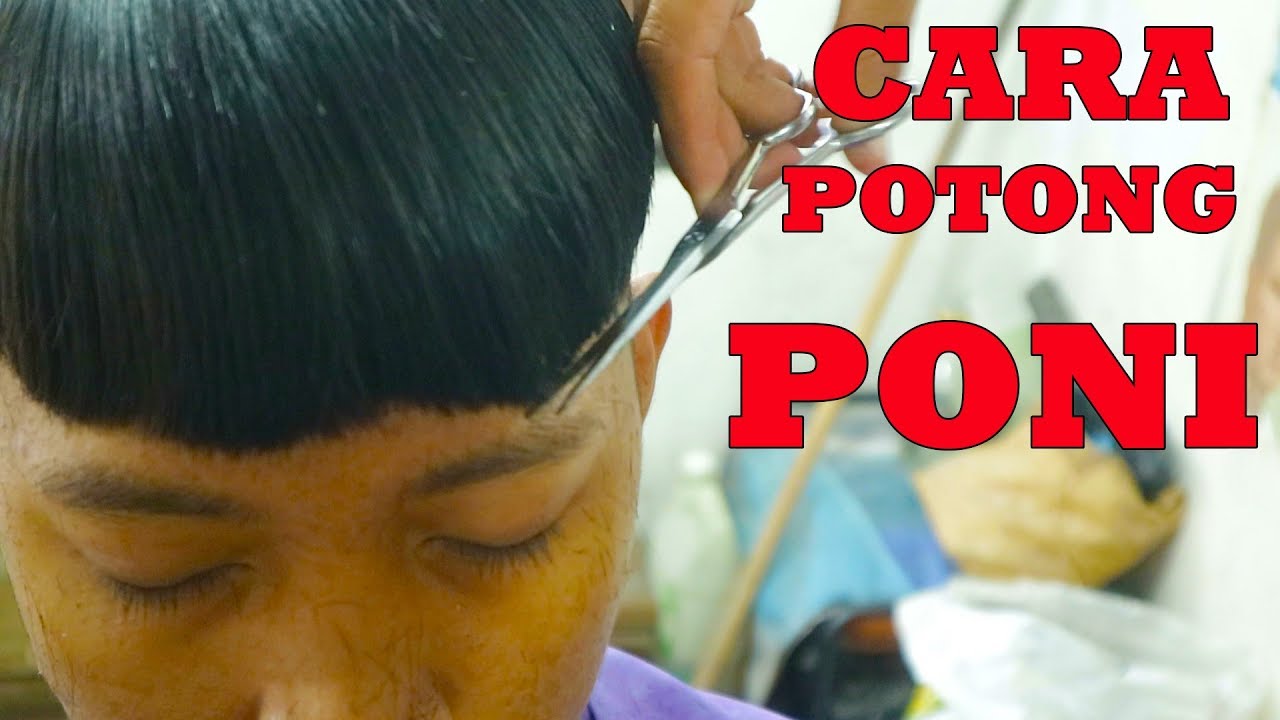  GAYA  RAMBUT  PONI 2021  Tutorial Step by Step YouTube