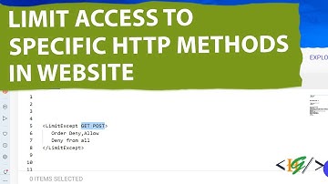 How to Block Access to All HTTP Methods Except GET and POST using .Htaccess in Website