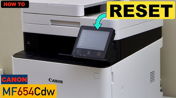 Canon Imageclass MF654Cdw Hard Reset.