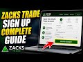 How to register with Zacks Trade - Complete Guide