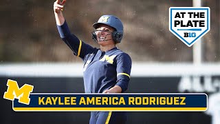 Unwavering Strength of Kaylee Rodriguez | Michigan Softball | At The Plate