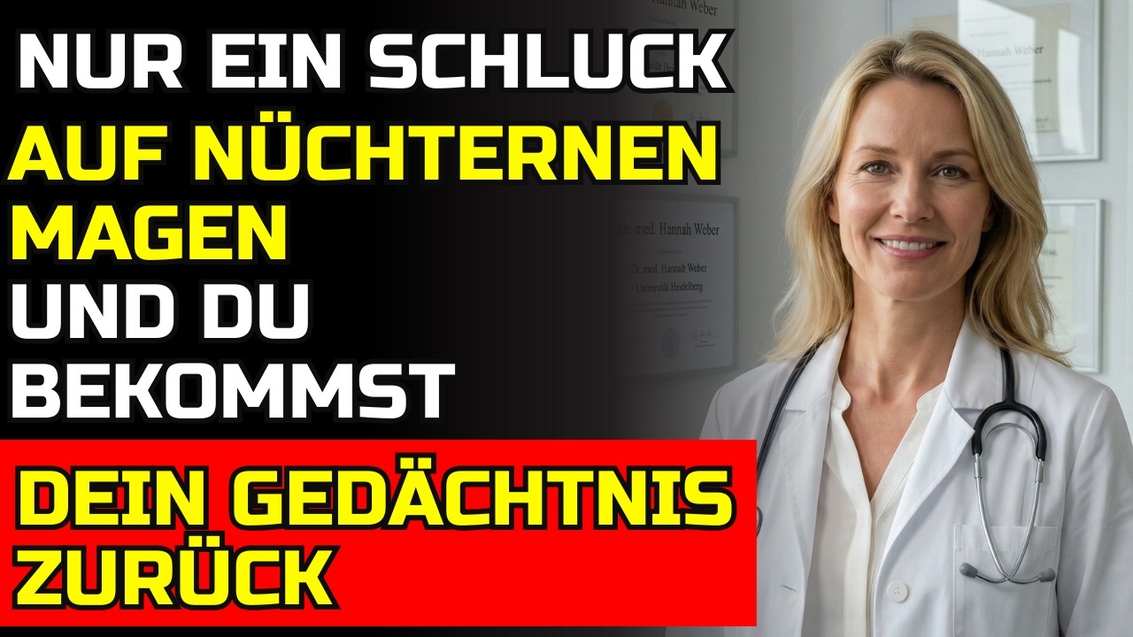 „FLÜSSIGES GOLD“: Ein Schluck am Morgen schützt Ihr Gehirn vor Demenz
