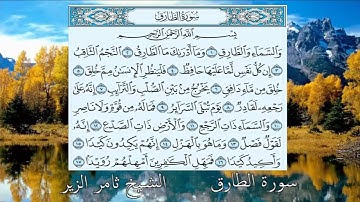 الشيخ ثامر الزير سورة الطارق