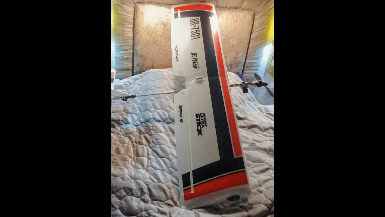 Maiden flight and Unboxing the E-Flite Slow Ultra Stick 1.2m