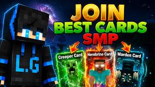 👀⚡Best Free Public CARDS SMP Server Minecraft 🔥 | 24/7 Online | Java + Bedrock | Cracked Join Now