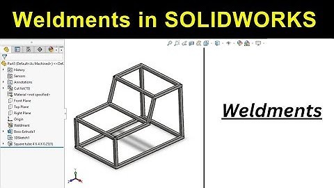 Weldments Tutorial in SolidWorks | Robo CAD