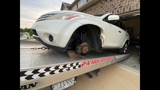 Broken Ball joint Tow Ball joint Control arm Skate