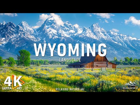 WYOMING Relaxing Music With Beautiful Nature Scenes