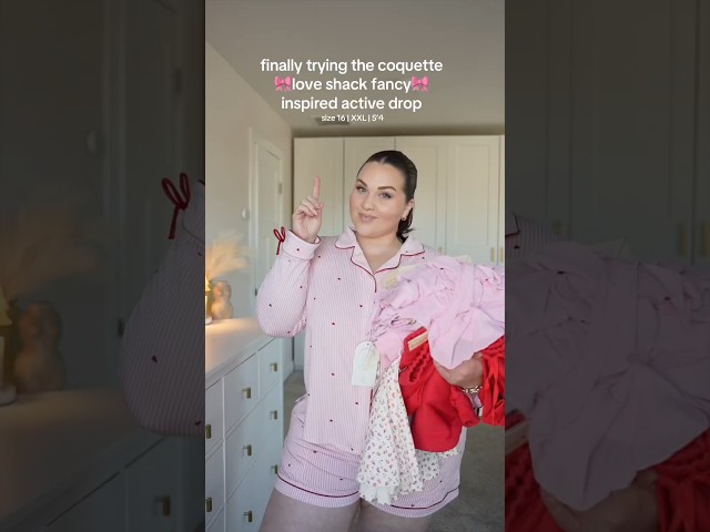 The most coquette activewear EVER #plussize #blogilates
