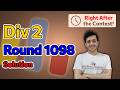 Codeforces Round 1098 (Div. 2) | Solutions by Arpa