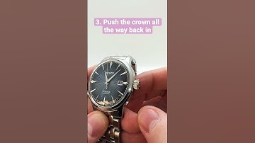 How to wind a Seiko Automatic Mechanical Watch