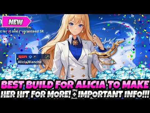 *BEST BUILD FOR ALICIA TO MAKE HER HIT FOR MORE!* + IMPORTANT INFO TO KNOW (Solo Leveling Arise)