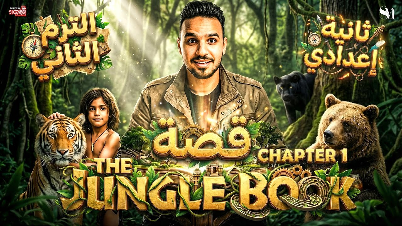 قصة تانية اعدادى | the Jungle Book | شرح وحل على chapter 1 كله