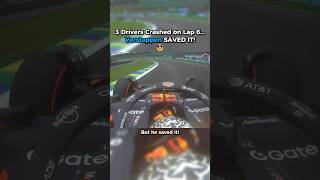 3 Drivers Spin, Verstappen Saves It