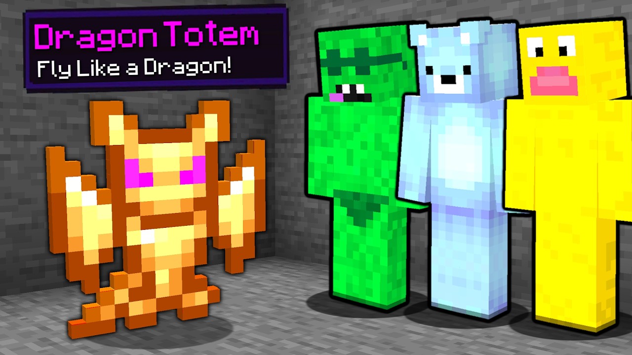 We Added CUSTOM TOTEMS To Minecraft...