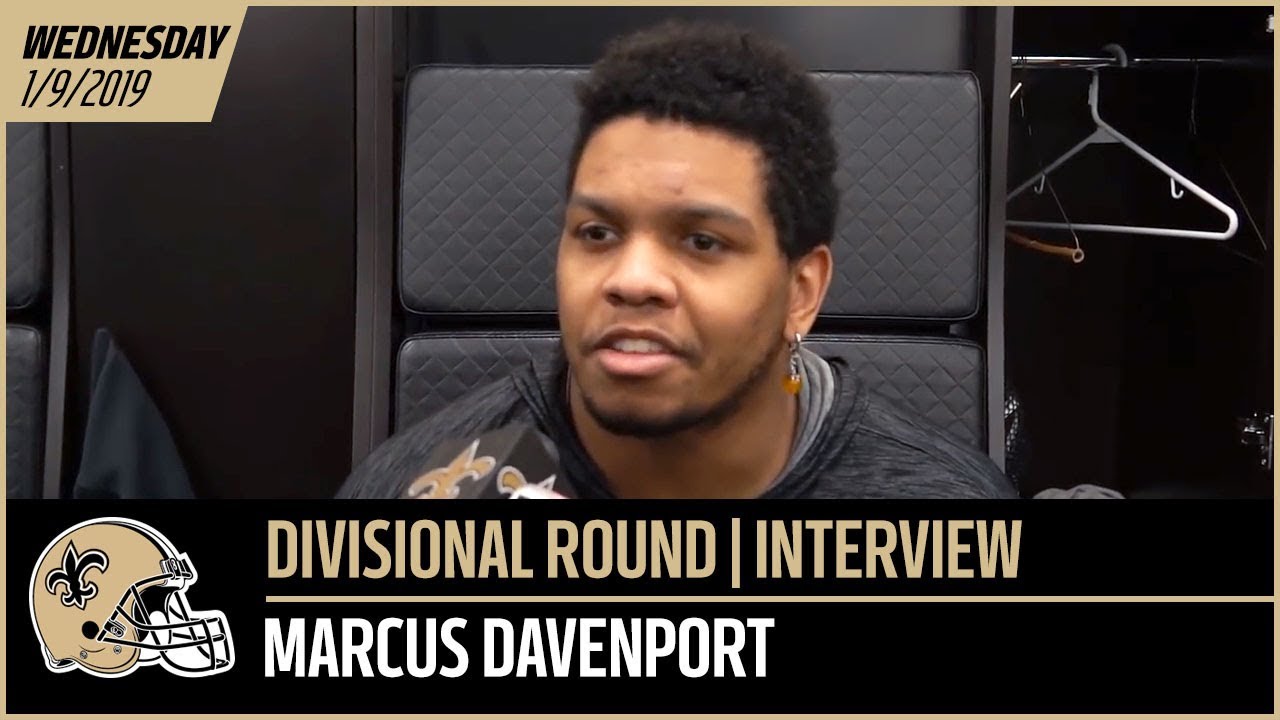 Marcus Davenport Prepares for First Career Playoff Game vs. Philly | New Orleans Saints davenport roadhouse
