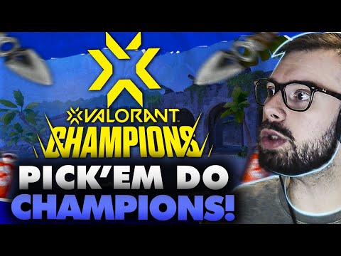 O VERDADEIRO MUNDIAL DE VALORANT CHEGOU! FAZENDO O PICK'EM DOS TIMES DO VALORANT CHAMPIONS BERLIN!