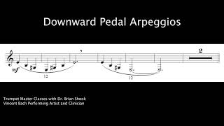 Downward Pedal Arpeggios (Trumpet Warm Up)