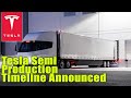 Tesla semi production timeline announced