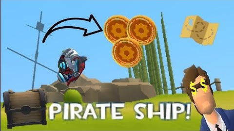 Pirate Ship + Gravity Zone - Rocket Royale Gameplay