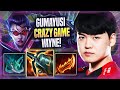 GUMAYUSI CRAZY GAME WITH VAYNE! - T1 Gumayusi Plays Vayne ADC vs Samira! | Season 2022