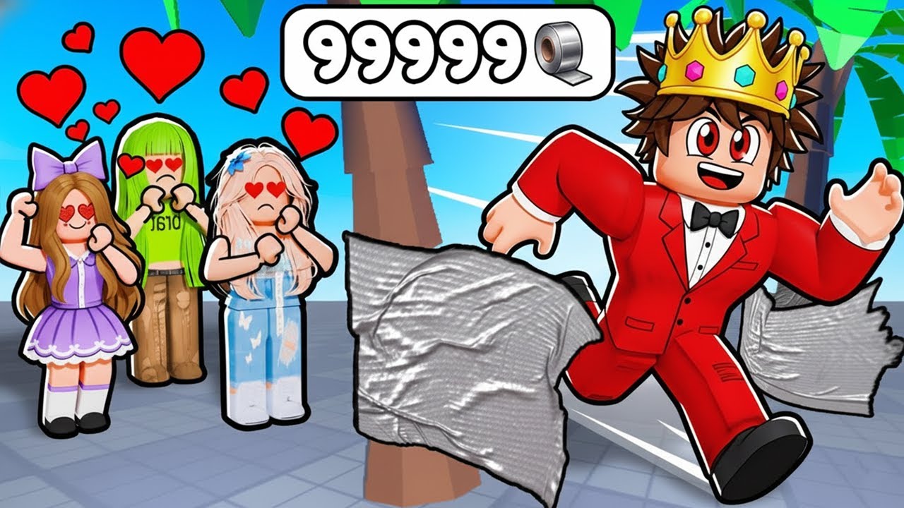 Ich laufe durch 9,473,736 BÄNDER in Roblox Smash Tape Simulator um meine Fan Girls zu RIZZEN!