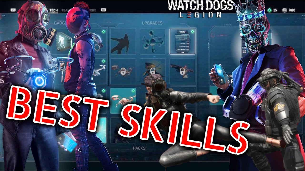 TOP 3 BEST SKILLS Watch Dogs Legion (Tech Skills/Upgrades) YouTube