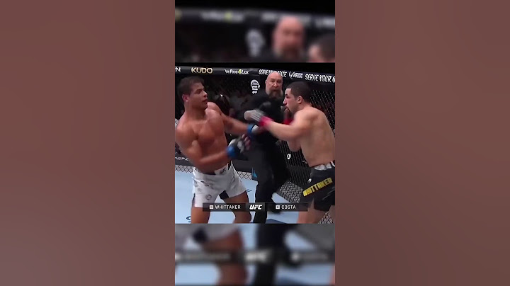 Paulo Costa vs Robert Whittaker