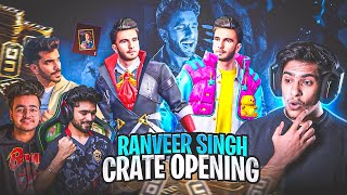 10000 Uc | RANVEER SINGH CRATE OPENING | MYTHIC VOICE PACK CRATE OPENING | BGMI