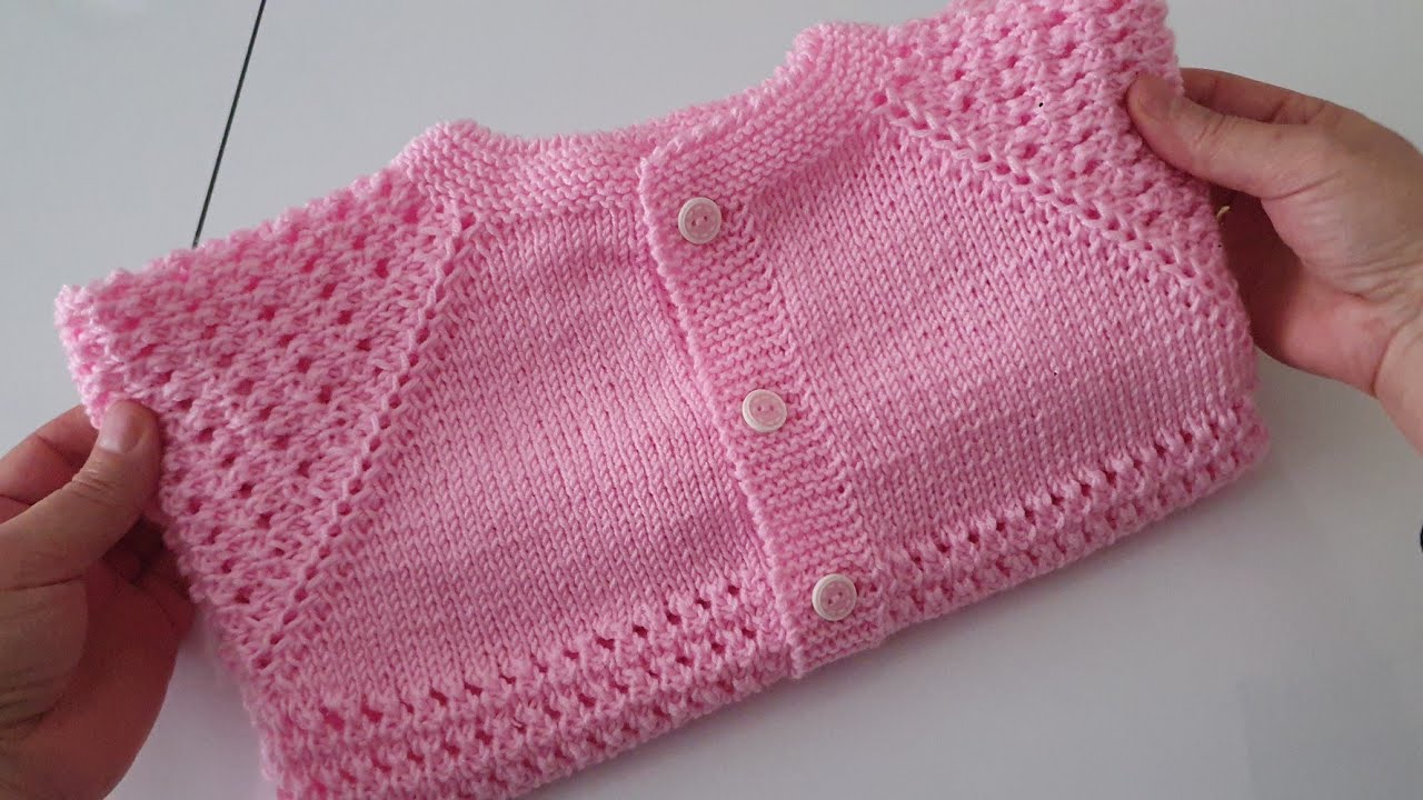 Yakadan başlamalı 4 yaş hırka kazak model anlatımı ♡ Bebek örgüleri #knitting #easy
