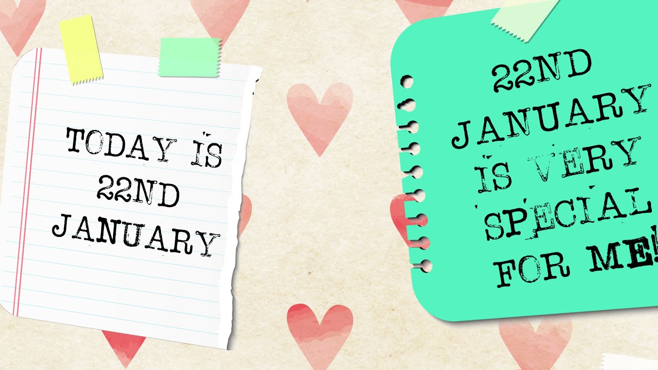 22 January Birthday Status