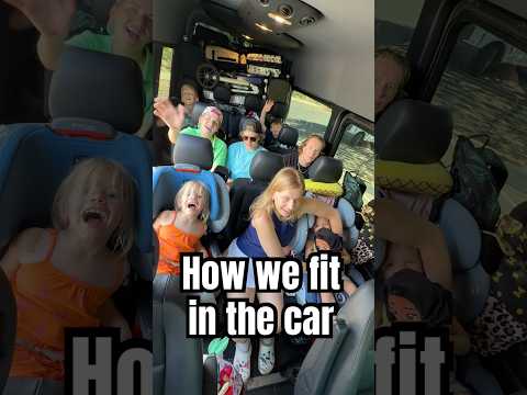 How we fit in the car
