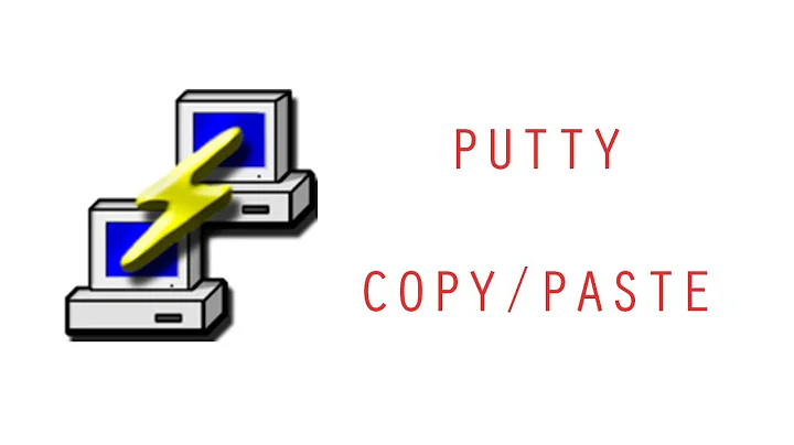 Copy and Paste Text in Putty - To and From a Console Session