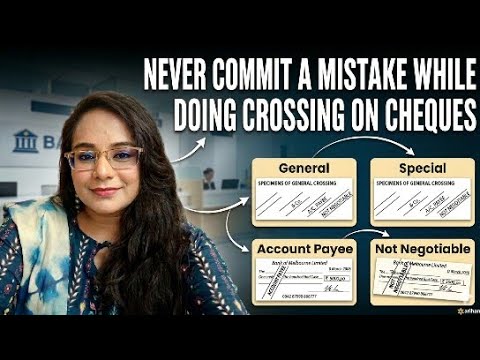 Bearer cheque or crossed cheque?which is safe?types of crossing of cheques.important banking concept